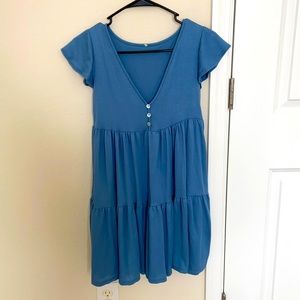 Small Blue Mini Dress - tj maxx